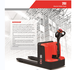 20J-B 2 Tons Electric Pallet Mover